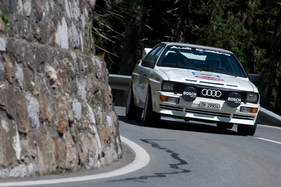 Audi Ur-Quattro 10V (1981) an der Arosa ClassicCar 2013 - Arosa Classic Trophy