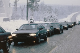 Audi V8 (1988) – auf winterlichen Erprobungsfahrten