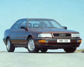 Audi V8 (1990) - mit 3,6 Litern und nur 250 PS war der schwere Audi V8 ein eher behäbiger Geselle