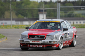 Audi V8 DTM (1992) - Vintage Demo Racing hinter den Hallen - Klassikwelt Bodensee 2023