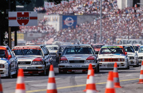 Audi V8 Quattro DTM (1990) - Stuck und Röhrl auf dem Norisring