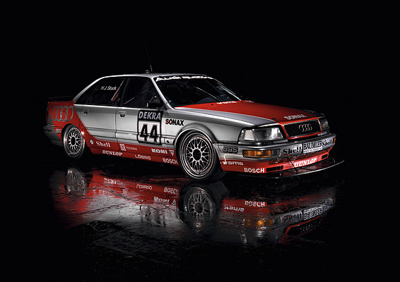 Bild: Audi V8 quattro (1990) - Dienstfahrzeug von Hans Joachim Stuck in der DTM-Saison 1990