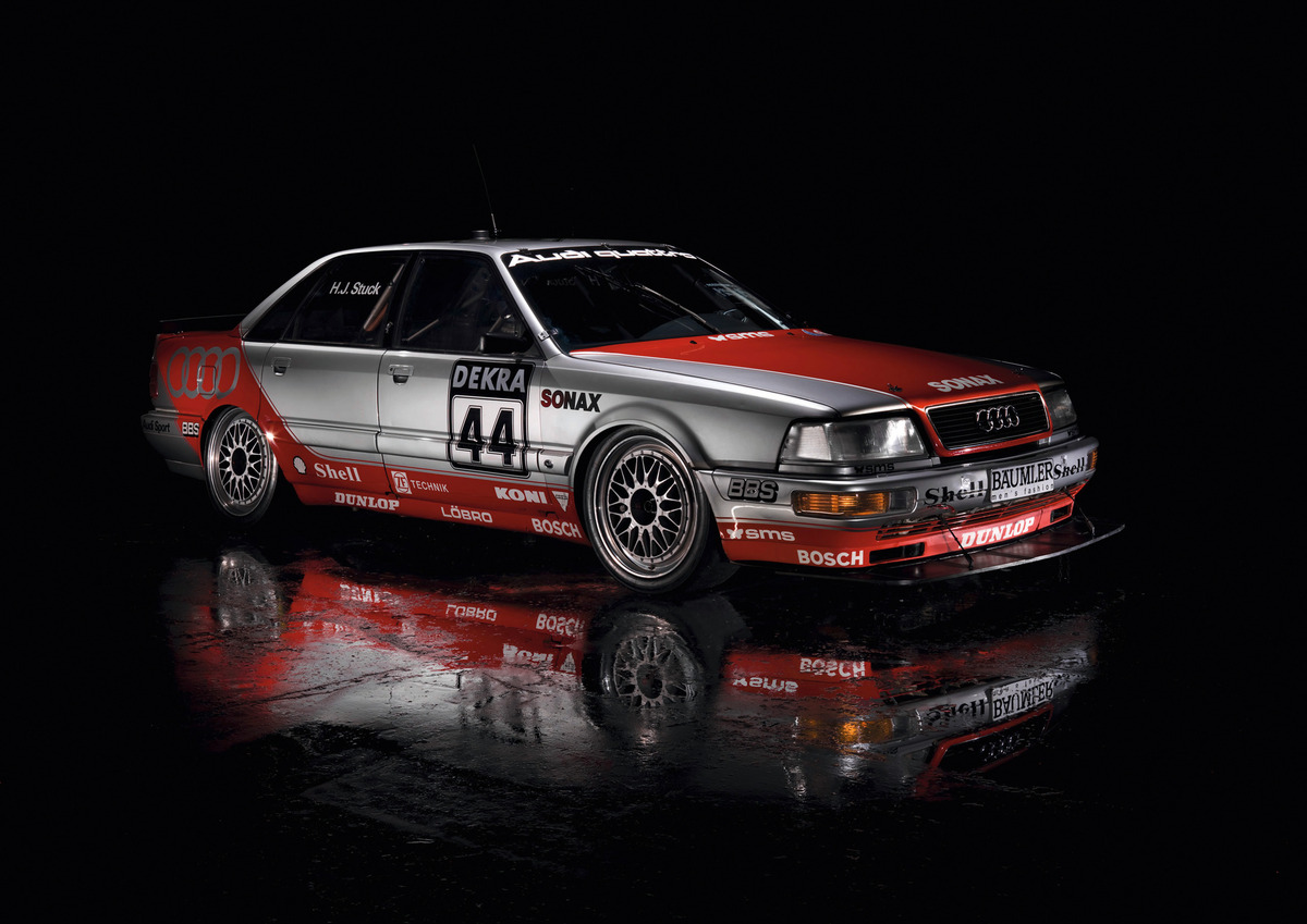 Audi V8 quattro (1990) - Dienstfahrzeug von Hans Joachim Stuck in der DTM-Saison 1990