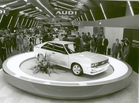 Audi quattro (1980) - Premiere am Genfer Autosalon 1980