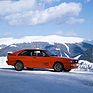 Audi quattro (1980) - frühe Presseaufnahme im Schnee