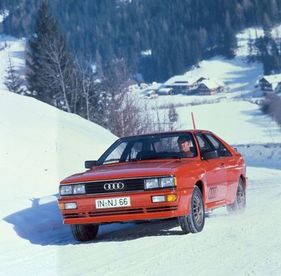 Audi quattro (1980) - wenn im Audi quattro beide Differentialsperren eingelegt sind, gibt es kein Halten mehr