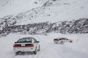 Audi quattro (1982) - auch auf Schnee ist die Traktion vorzüglich