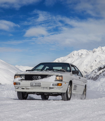 Bild: Audi quattro (1982) - der Pionier in seinem Element