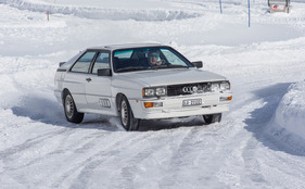 Audi quattro (1982) - es ist gar nicht so einfach, quer einen sauberen Strich zu fahren