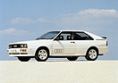 Audi quattro (1982) - mit 2,2 Liter-Fünfzylinder-Turbomotor und 148 kW/200 PS
