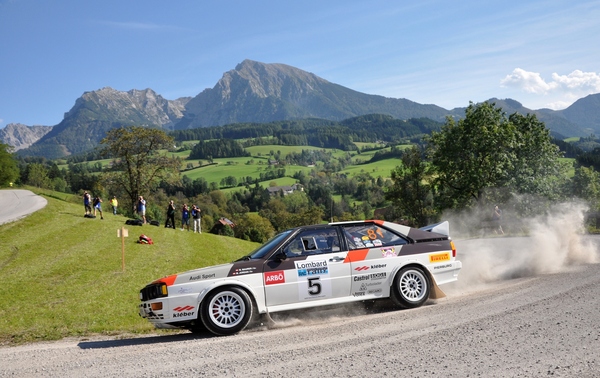 Audi quattro (1985) - an der Austrian Rallye Legends 2014
