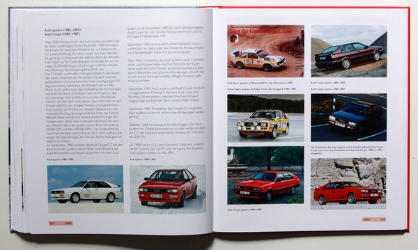 Bild Audi quattro - Buch "Audi – Auto Union - DKW - Horch - Wanderer – 1910-2000"