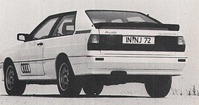 Audi quattro/quattro Sport 2,1-Liter  - 200  PS (DIN) Einspritzung/Turbo