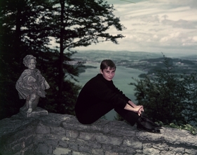 Audrey Hepburn 1981 auf dem Bürgenstock