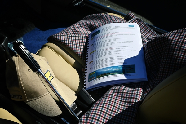 Auf Tour mit Roadbook beim Dino Raduno Silvaplana 2024