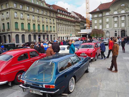 Auf dem Bundesplatz in Bern am Sonntag 28. April 2019