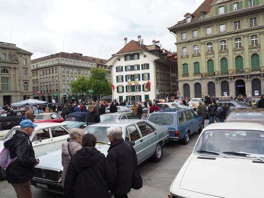 Auf dem Bundesplatz in Bern am Sonntag 28. April 2019