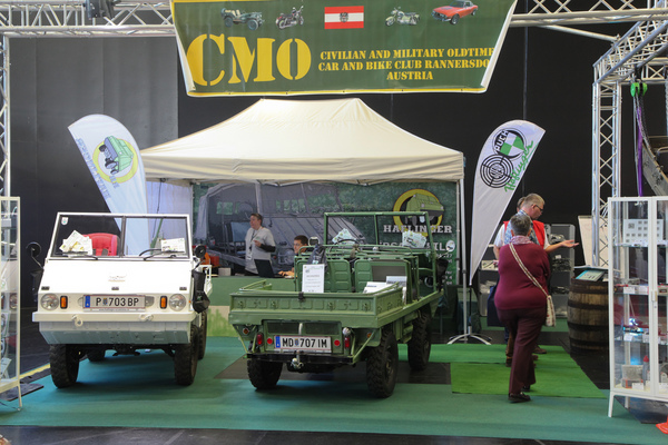 Auf dem Clubstand wird der 60. Geburtstag des Haflingers gefeiert - Classic Expo Salzburg 2019