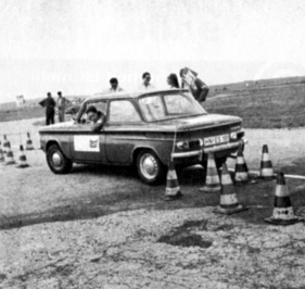 Auf dem Flugplatz Malmsheim wurden unter anderem Einparkübungen gemacht.