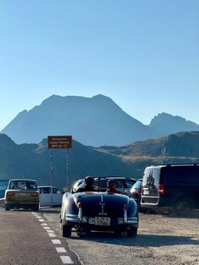 Auf dem Penserjoch in den frühen Morgenstunden - Alpenbrevet 2025