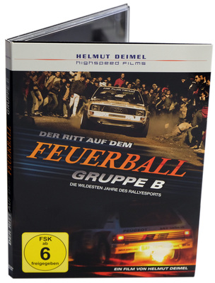 Aufgeklappte DVD - Film "Gruppe B - Der Ritt auf dem Feuerball"