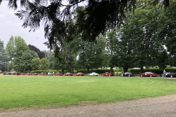 Aufstellung im Park - Raduno "Zagato nel Centenario" 2019