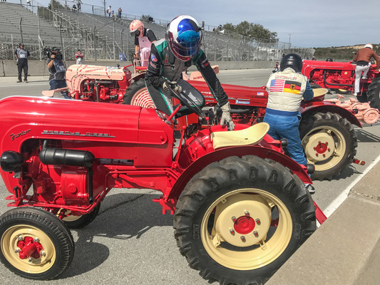 Aufstieg zum Traktorrennen - Porsche Rennsport Reunion 2018