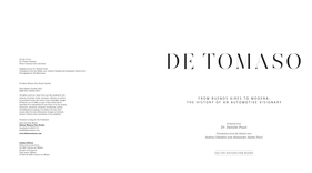 Aus dem Buch "De Tomaso" - Seite 2