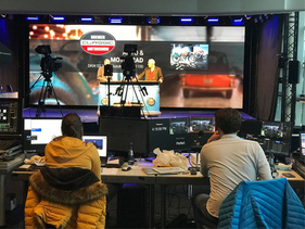 Aus dem Studio der ÖVB-Arena - über 13.000 Interessierte verfolgten am Samstag, 6. Februar 2021, den Live-Stream - Bremen Classic Motorshow 2021 Aus dem Studio der ÖVB-Arena - über 13.000 Interessierte verfolgten am Samstag, 6. Februar 2021, den Live-Stream - Bremen Classic Motorshow 2021