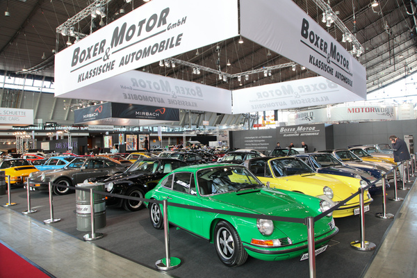 Ausschliesslich Boxer-Motoren auf dem Stand von Boxer & Motor - Retro Classics Stuttgart 2017