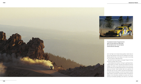 Ausschnitt aus dem Buch «Das Rennen zu den Wolken - Die Audi Pikes Peak Story»