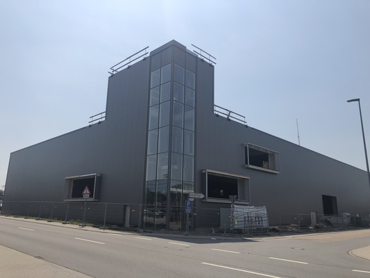 Außenansicht Halle 3 - Sonderausstellungshalle