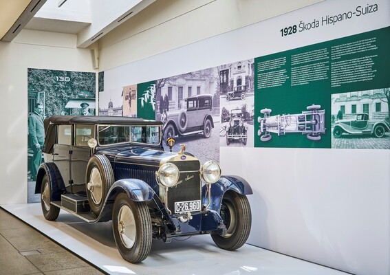 Bild: Ausstellung "130 Jahre Škoda" im Škoda Museum