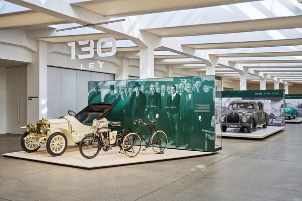 Bild: Ausstellung "130 Jahre Škoda" im Škoda Museum