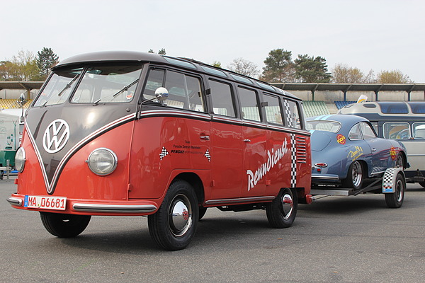 Ausstellung der Renntransporter am Bosch Hockenheim Historic 2012