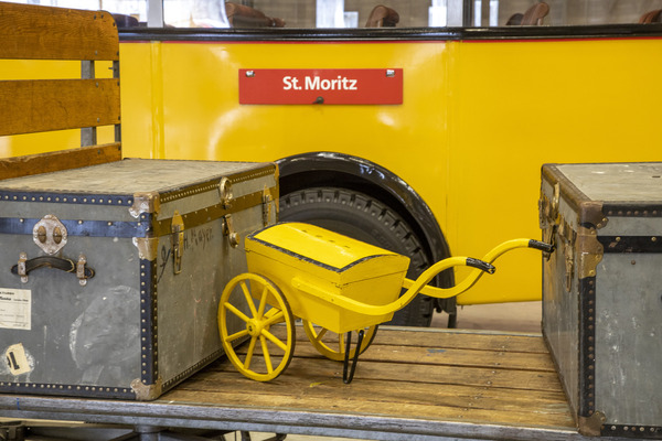 Ausstellung mit PTT-Memorabilia – Swiss RetroMecanika 2023