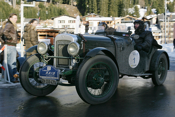 Austin 12-6 von 1930 an der Winter Raid 2011