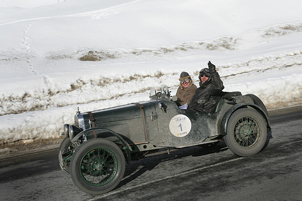 Austin 12-6 von 1930 an der Winter Raid 2011