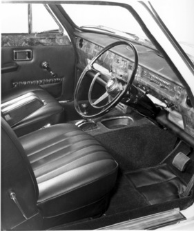 Austin 3 Litre (1969) - Interieur, die Sitze bestanden aus Kunstleder, Leder war nicht erhältlich