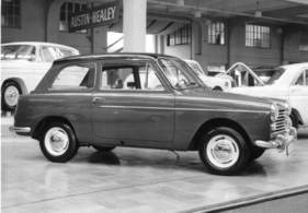 Austin A 40 (1963) - durch 1,1-Liter-BMC-Motor mit 50 SAE-PS ausgerüstet