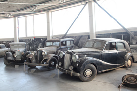 Austin A125 Sheerline (1940) - in der Sonderaussstellung "Scheunenfunde" des Pantheons im Sommer 2015