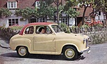 Austin A30 (1954) - zweitürige Limousine - Prospektillustration