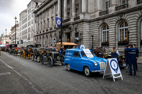 Austin A35 5cwt Delivery Van (1960) als Servicewagen des RAC – St. James Motoring Spectacle 2024 (1960)