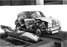 Austin A40 (1954) - wahrlich ein Schnittmodell, das den klaren und einfachen Aufbau demonstriert - Genfer Automobilsalon 1954