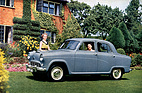 Austin A40 (1956) - auch bei der Limousine erschien Grau offensichtlich als attraktive Farbe