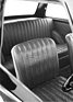 Austin A40 (1959) - Fahrersitz und Rücksitze