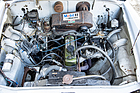Austin A40 Farina (1958) - Blick in den Motorraum mit dem längs eingebauten Vierzylinder