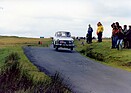 Austin A40 Farina (1958) - im Sprung an der Coronation Rally 1985