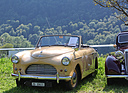 Austin A40 Sport von 1951 - Rarität in Gelb - British Car Meeting in Mollis am 28. August 2016
