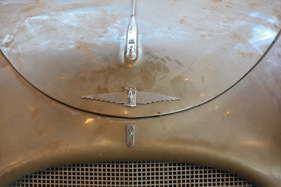 Austin A40 Sports (1951) - in der Sonderaussstellung "Scheunenfunde" des Pantheons im Sommer 2015